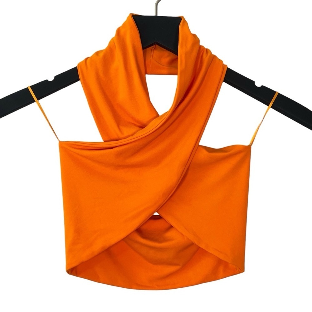 The Andamane Jasmine Halter Top in Orange Size S - Picture 3 of 7